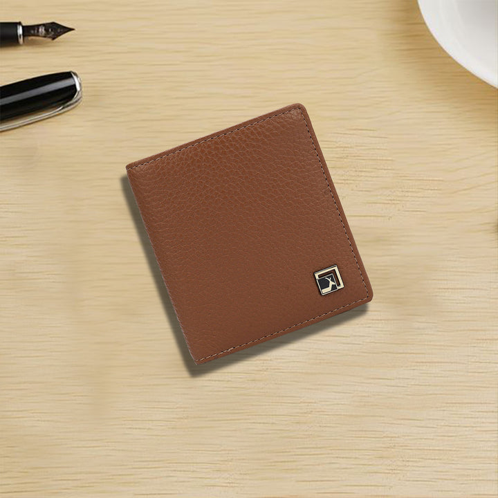 Cognac Bifold Leather Mens Wallet