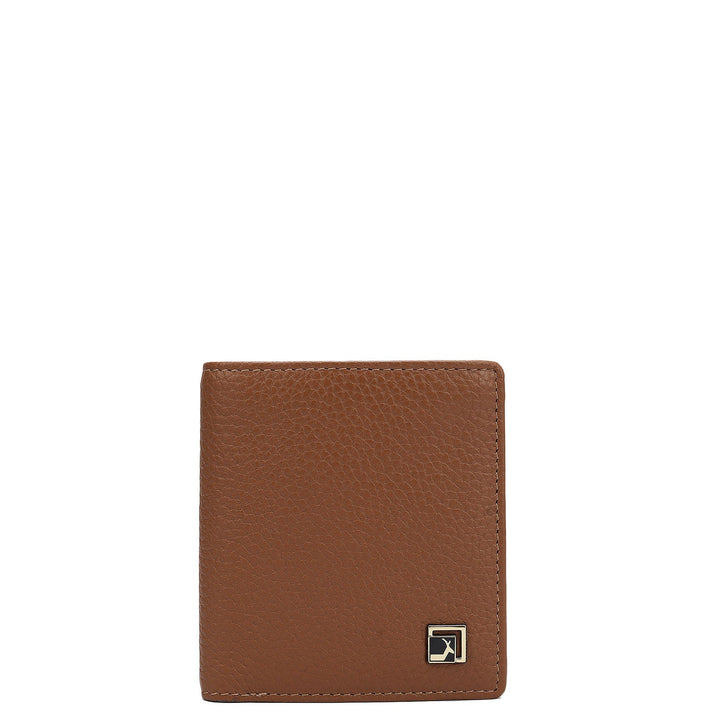 Cognac Bifold Leather Mens Wallet