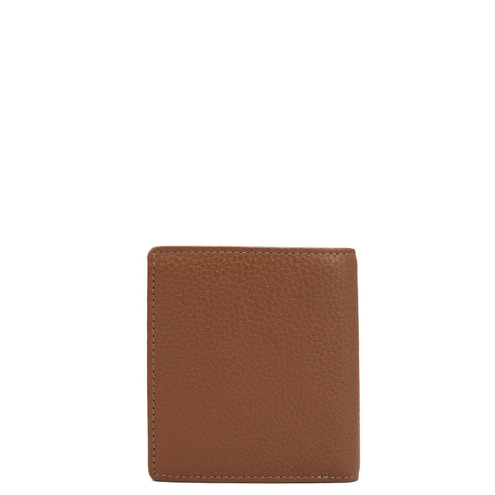 Cognac Bifold Leather Mens Wallet