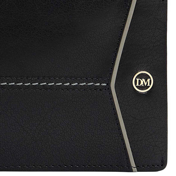 Black Bifold Leather Mens Wallet