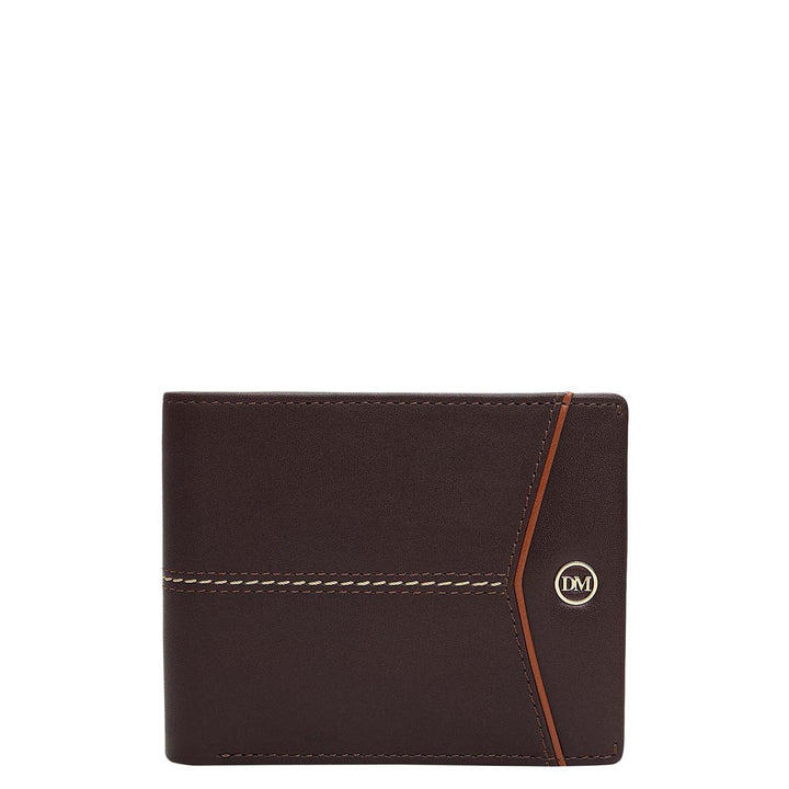 Brown Bifold Leather Mens Wallet