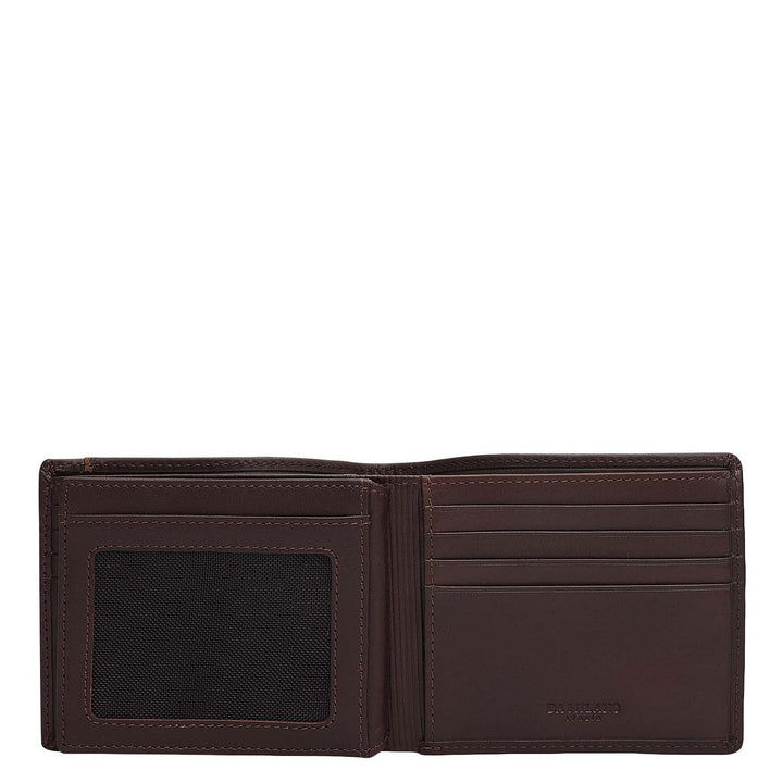 Brown Bifold Leather Mens Wallet