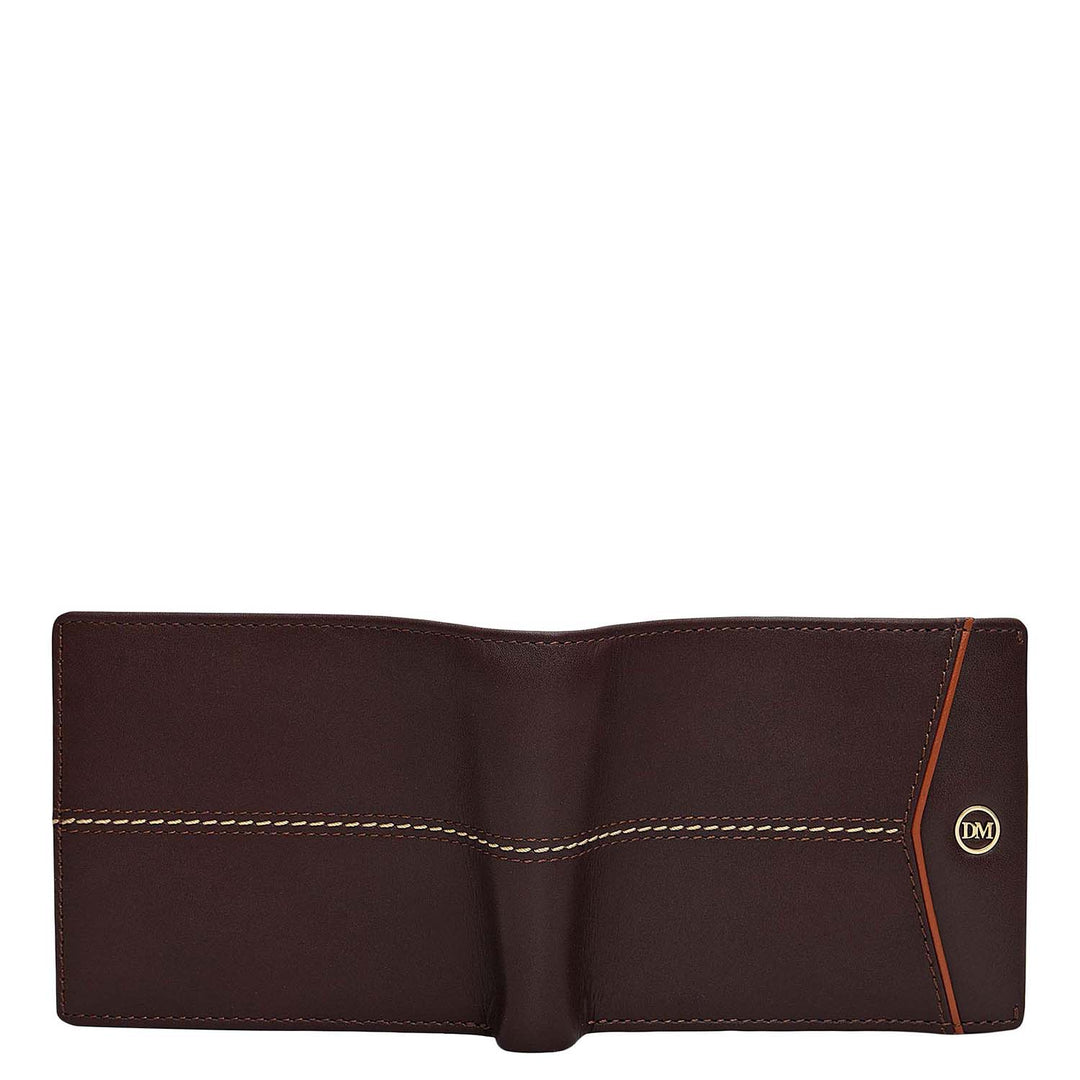 Brown Bifold Leather Mens Wallet