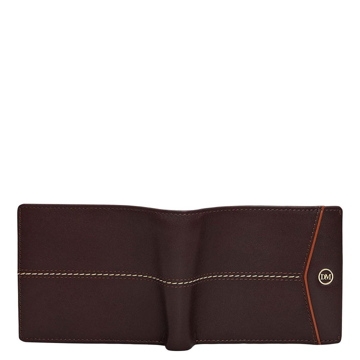 Brown Bifold Leather Mens Wallet