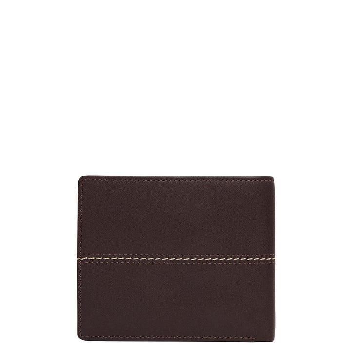 Brown Bifold Leather Mens Wallet