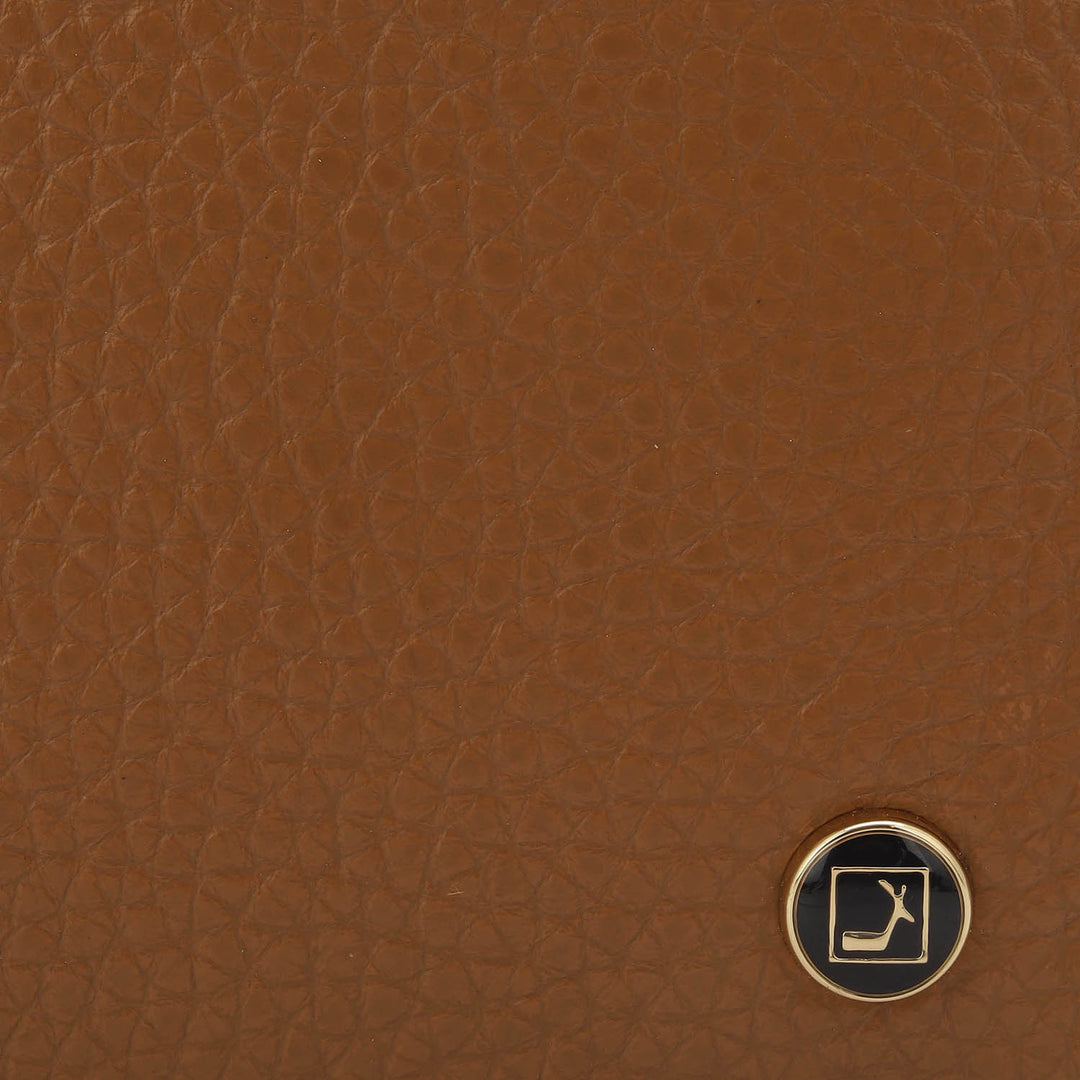 Cognac Bifold Leather Mens Wallet