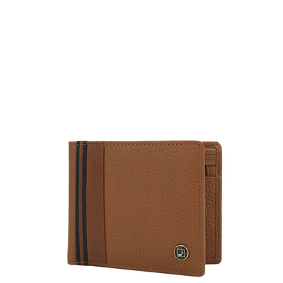 Tan Bifold Leather Mens Wallet