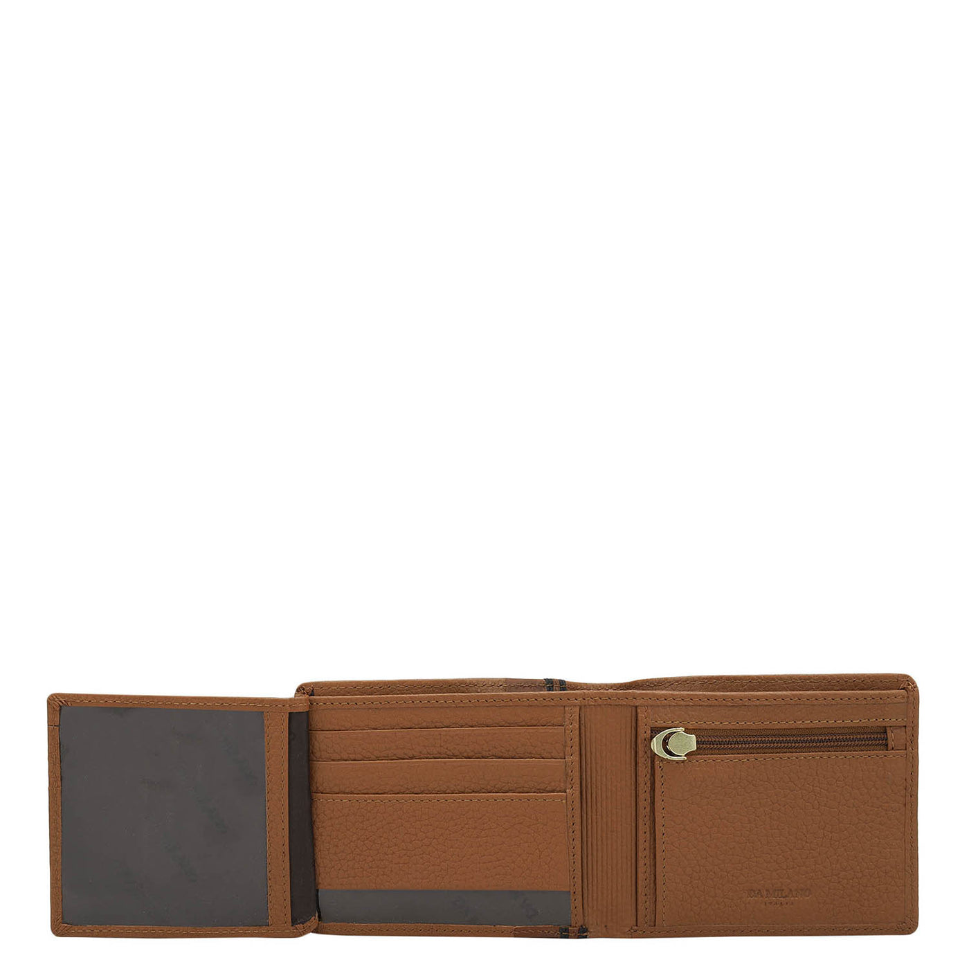 Tan Bifold Leather Mens Wallet
