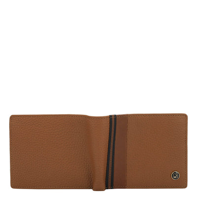 Tan Bifold Leather Mens Wallet