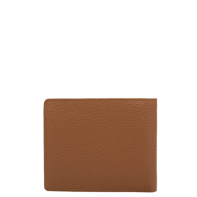 Tan Bifold Leather Mens Wallet