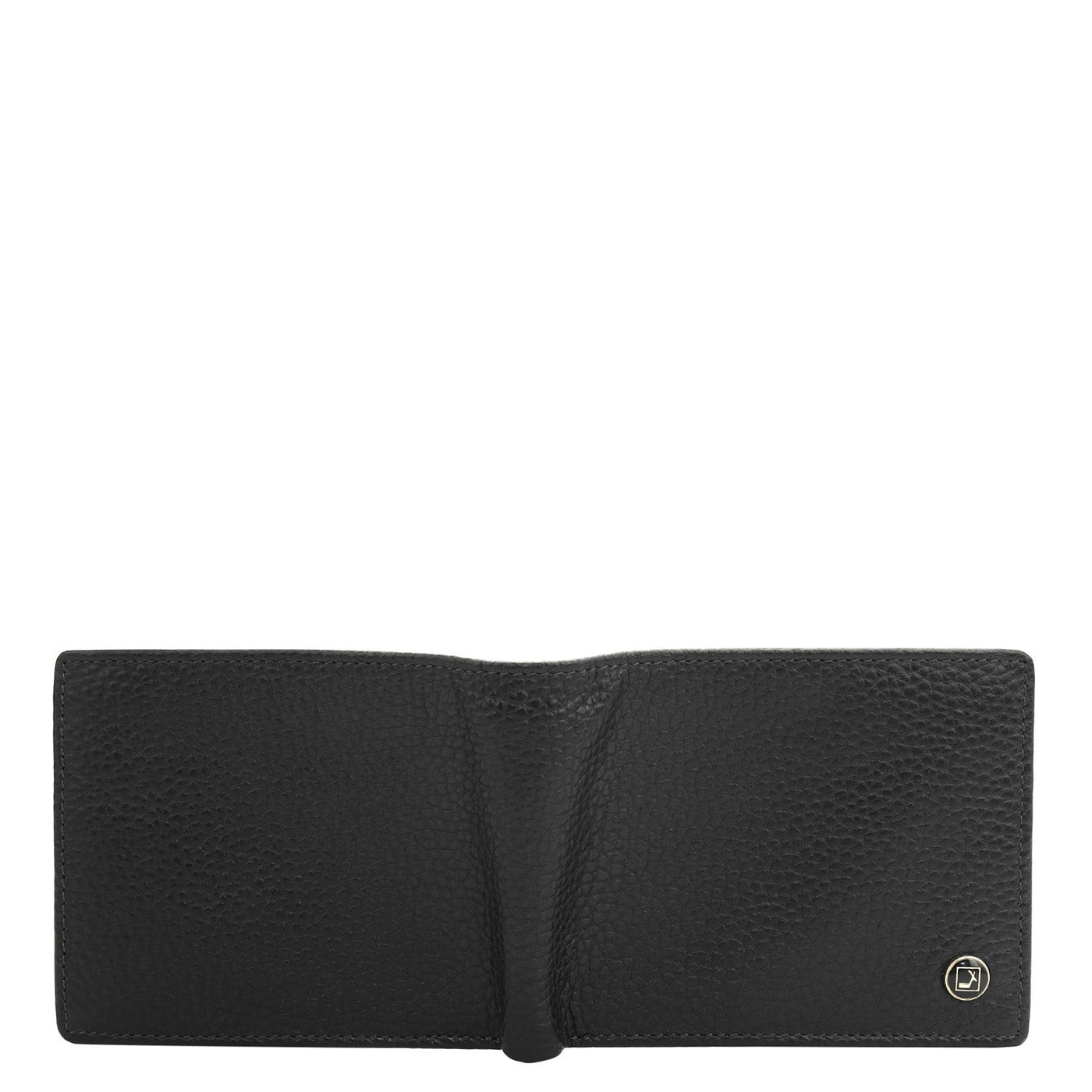 Black Bifold Leather Mens Wallet