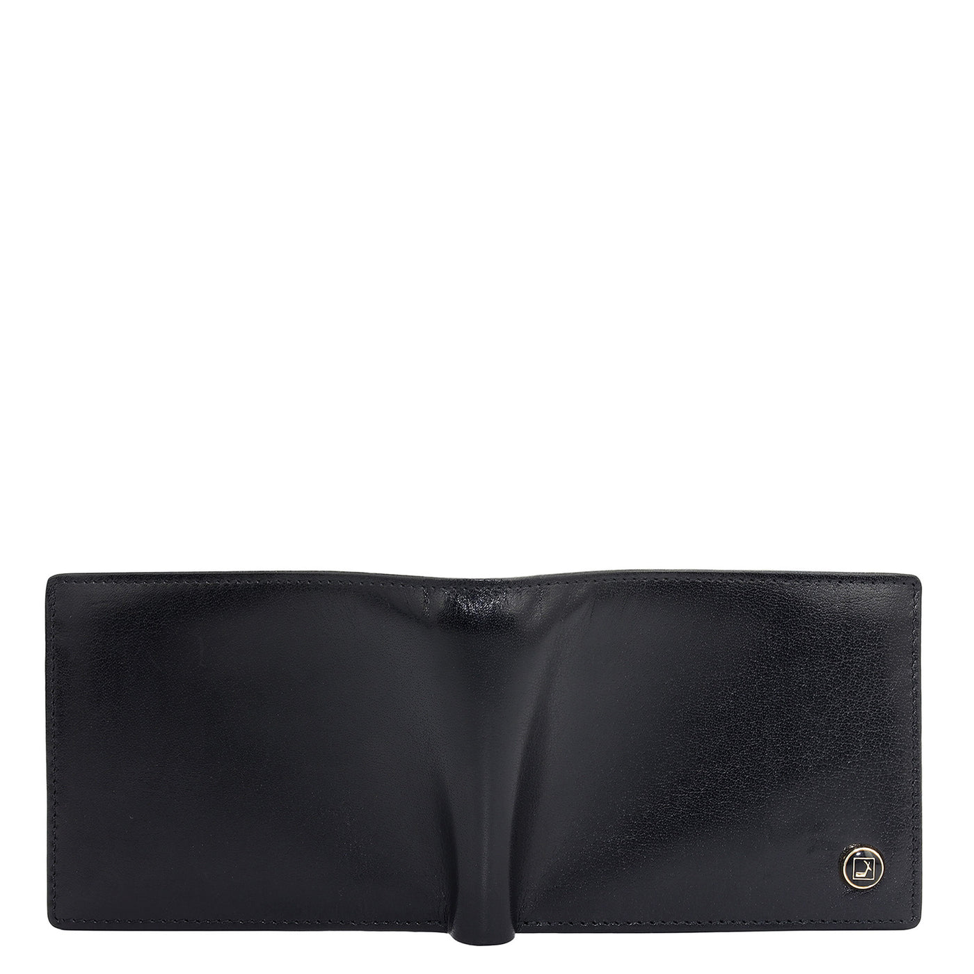 Black Bifold Leather Mens Wallet