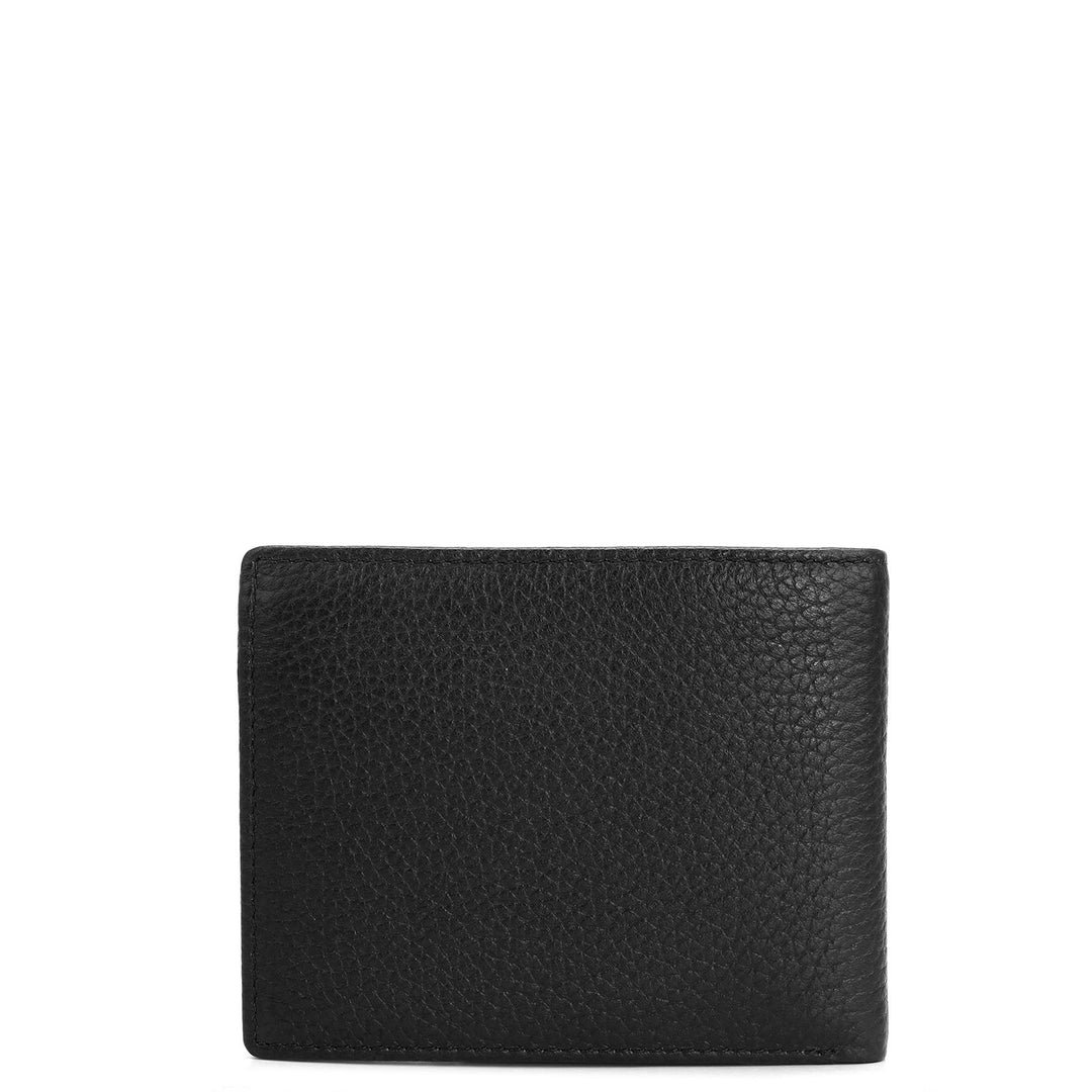 Black Bifold Leather Mens Wallet