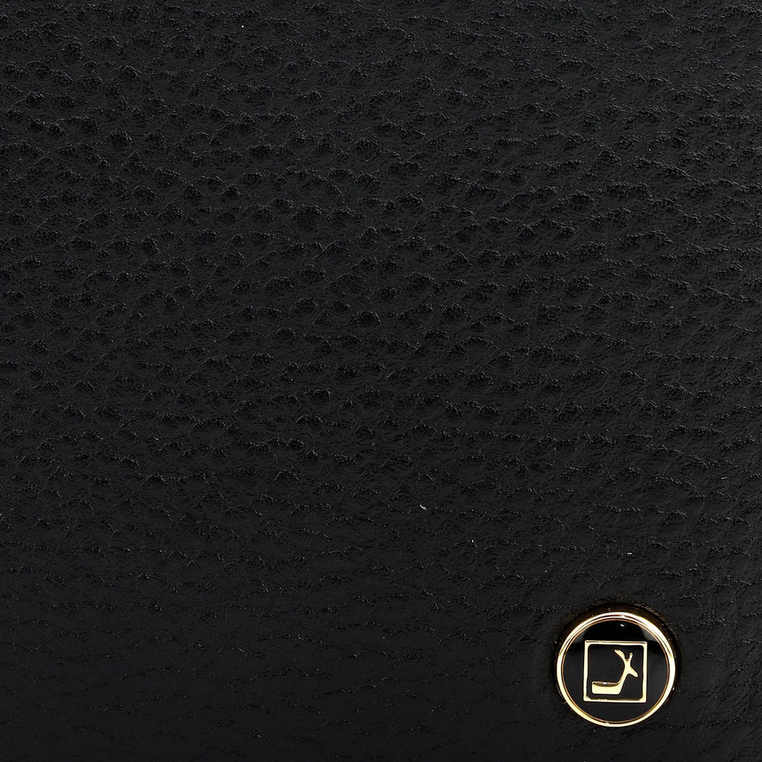 Black Bifold Leather Mens Wallet