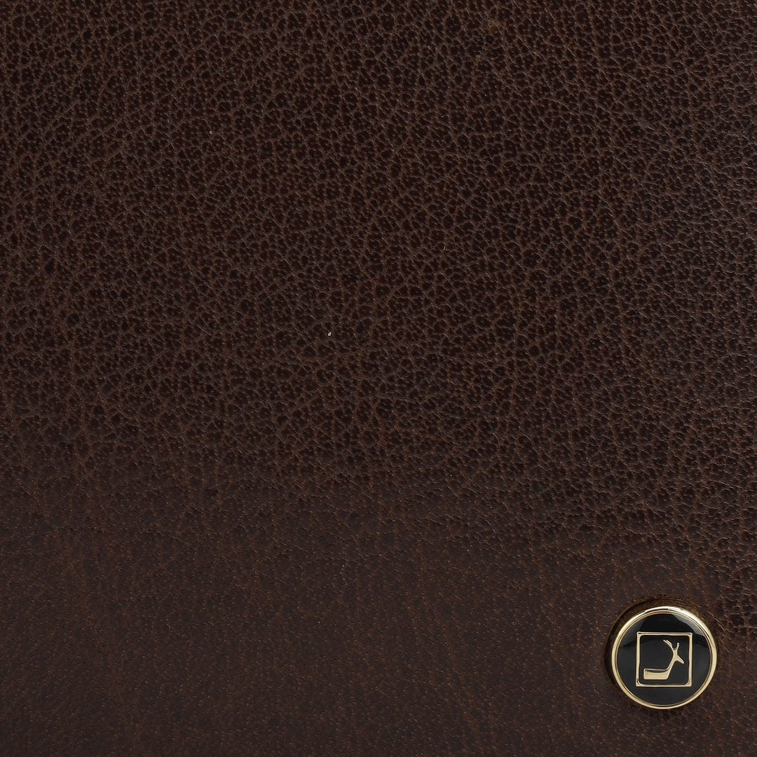 Brown Bifold Leather Mens Wallet