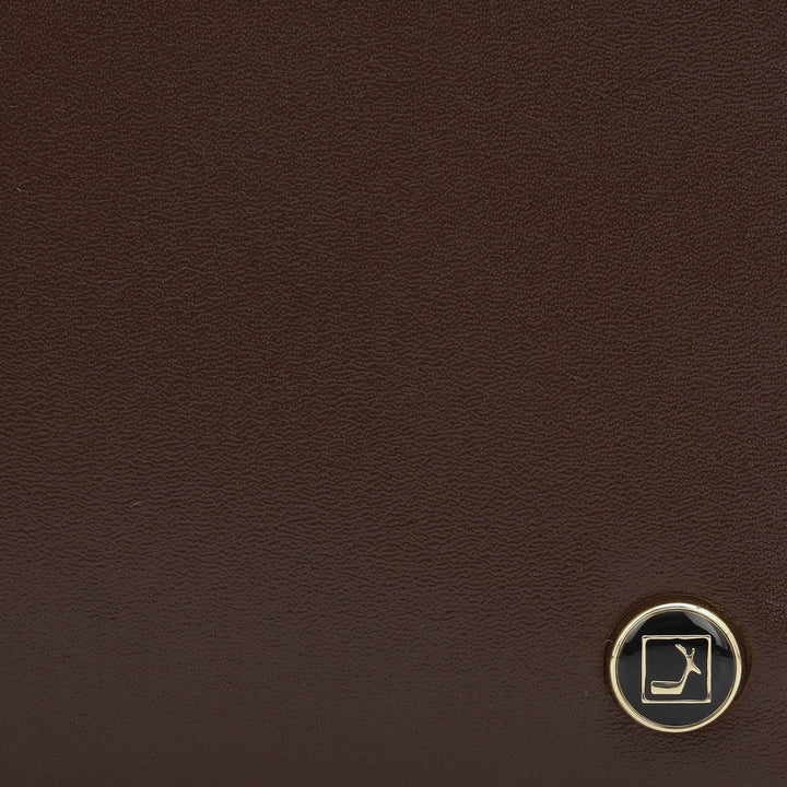 Brown Bifold Leather Mens Wallet
