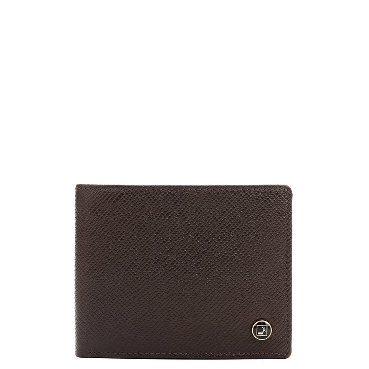 Chocolate Bifold Leather Mens Wallet