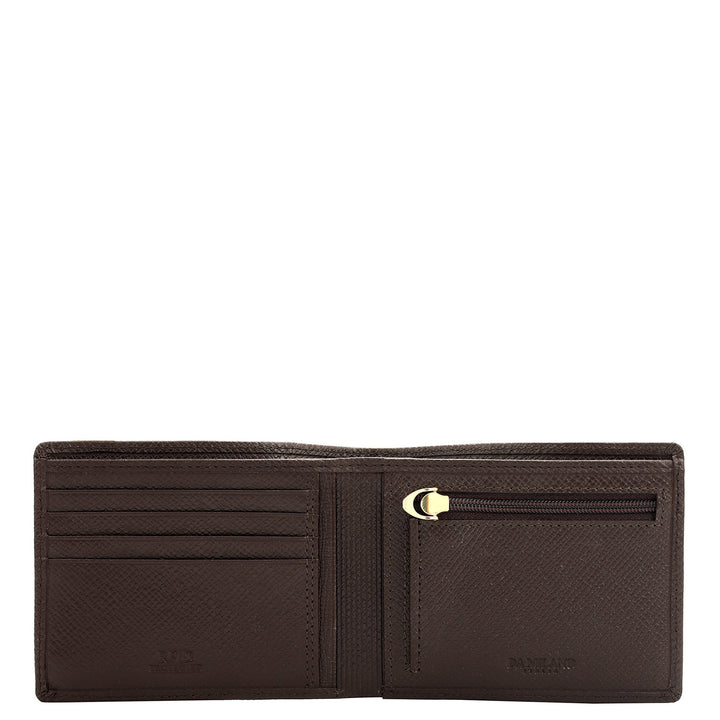 Chocolate Bifold Leather Mens Wallet