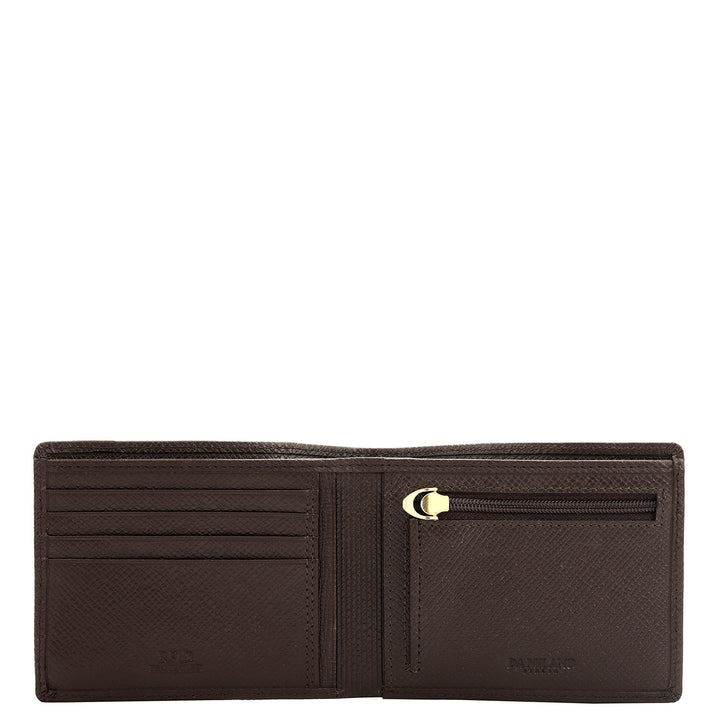 Chocolate Bifold Leather Mens Wallet