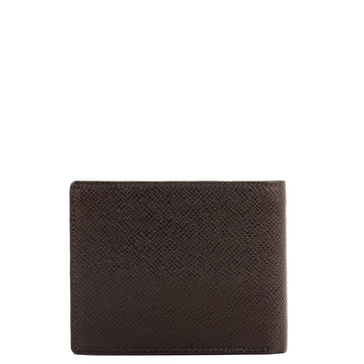 Chocolate Bifold Leather Mens Wallet