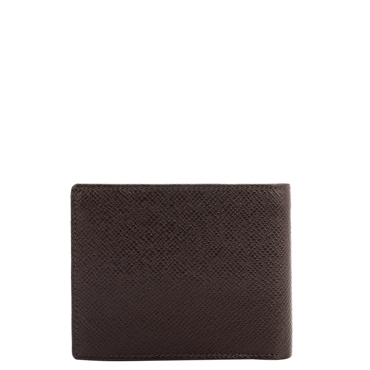 Chocolate Bifold Leather Mens Wallet