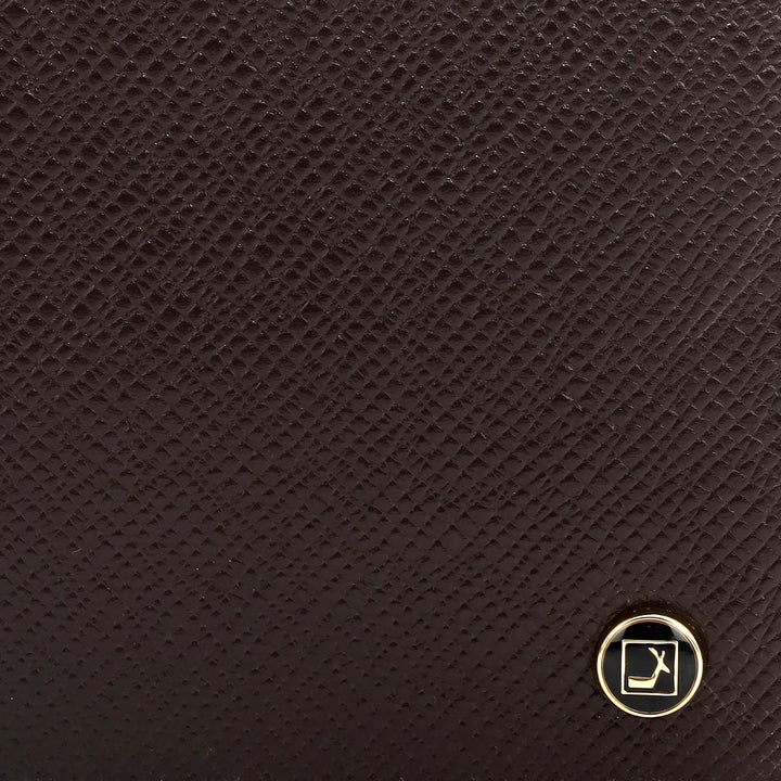 Chocolate Bifold Leather Mens Wallet