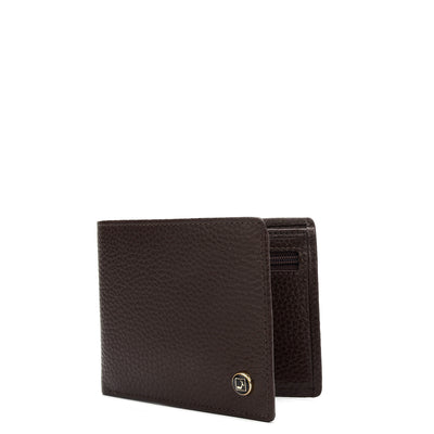 Chocolate Bifold Leather Mens Wallet