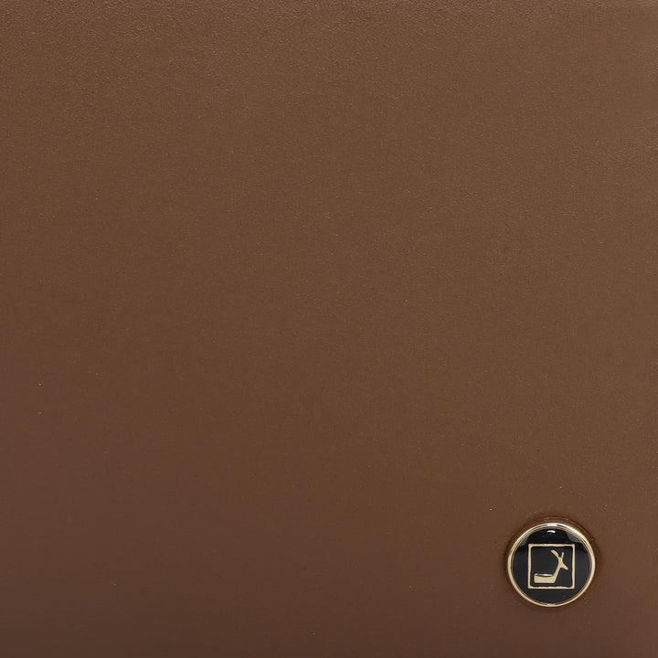 Cognac Bifold Leather Mens Wallet