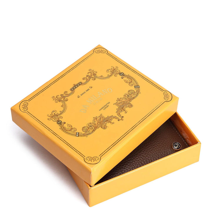 Mocha Bifold Leather Mens Wallet