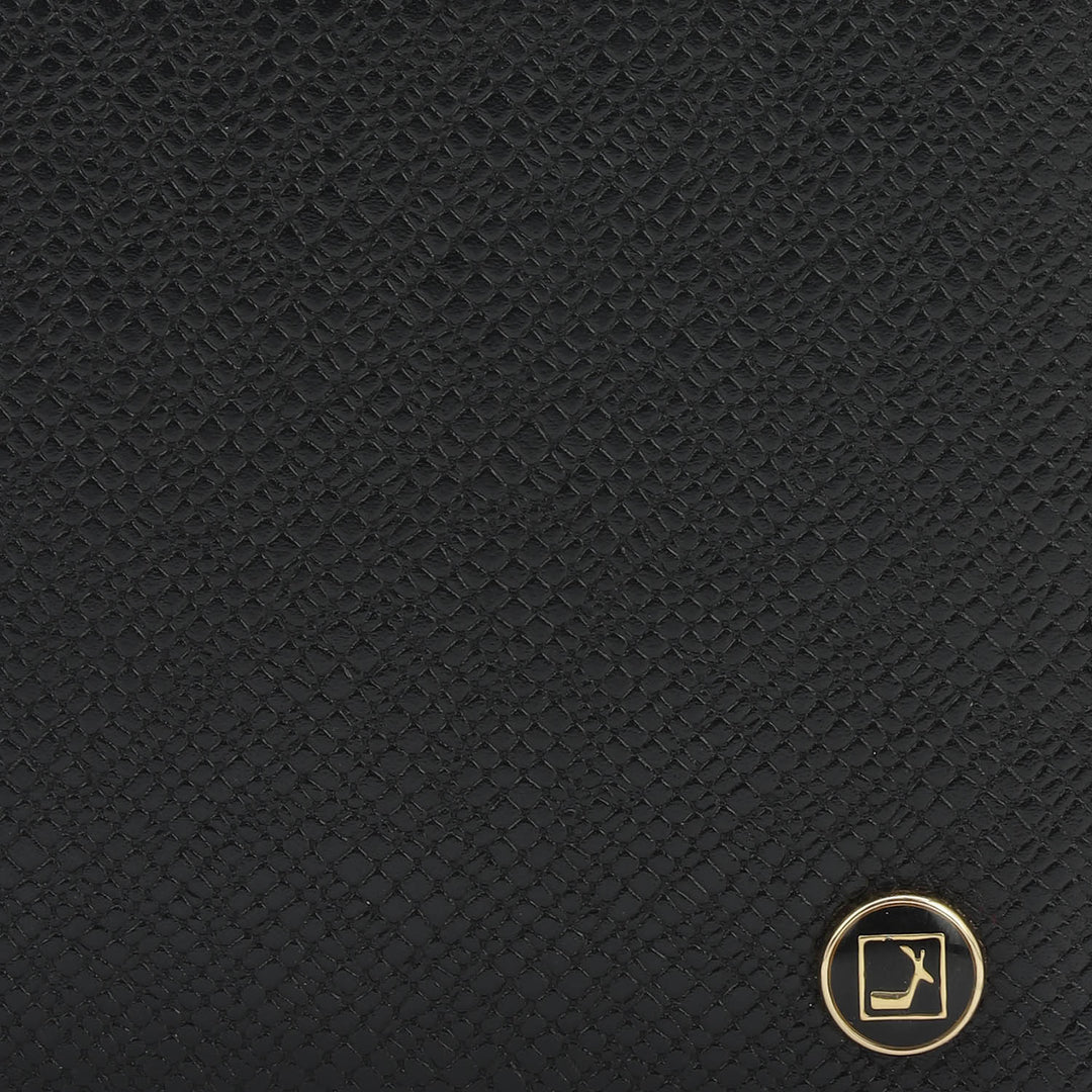 Black Bifold Leather Mens Wallet