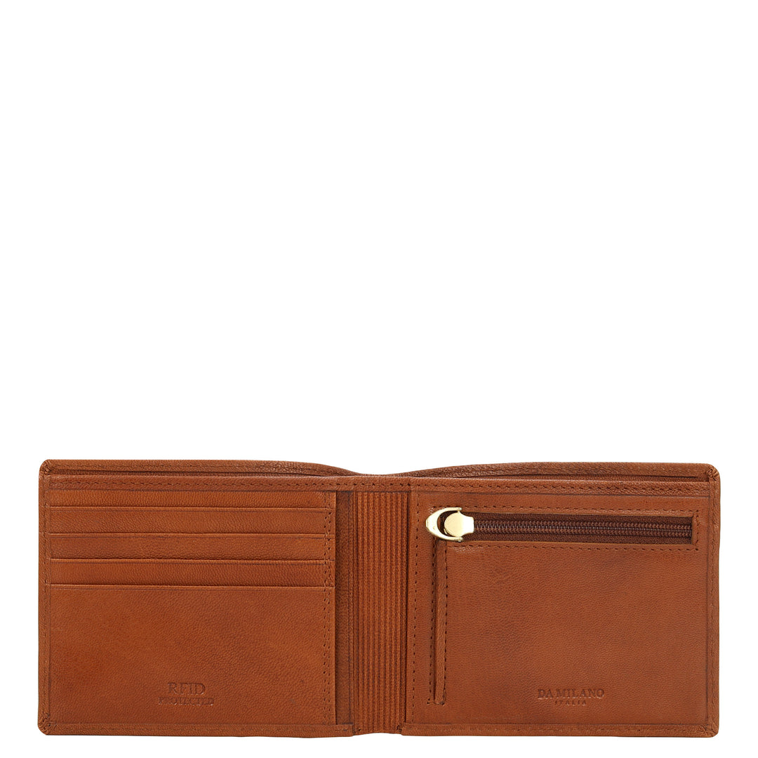 Online Exclusive Bifold Men's Wallet - Cognac