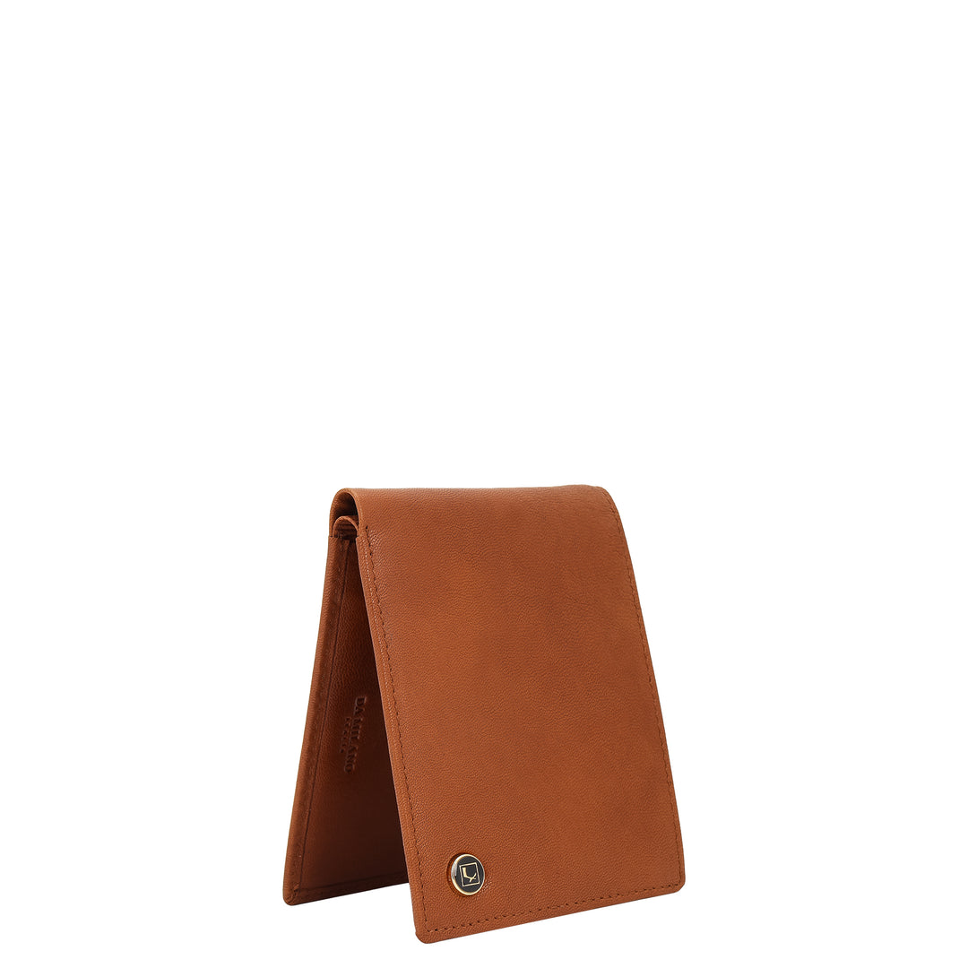 Online Exclusive Bifold Men's Wallet - Cognac
