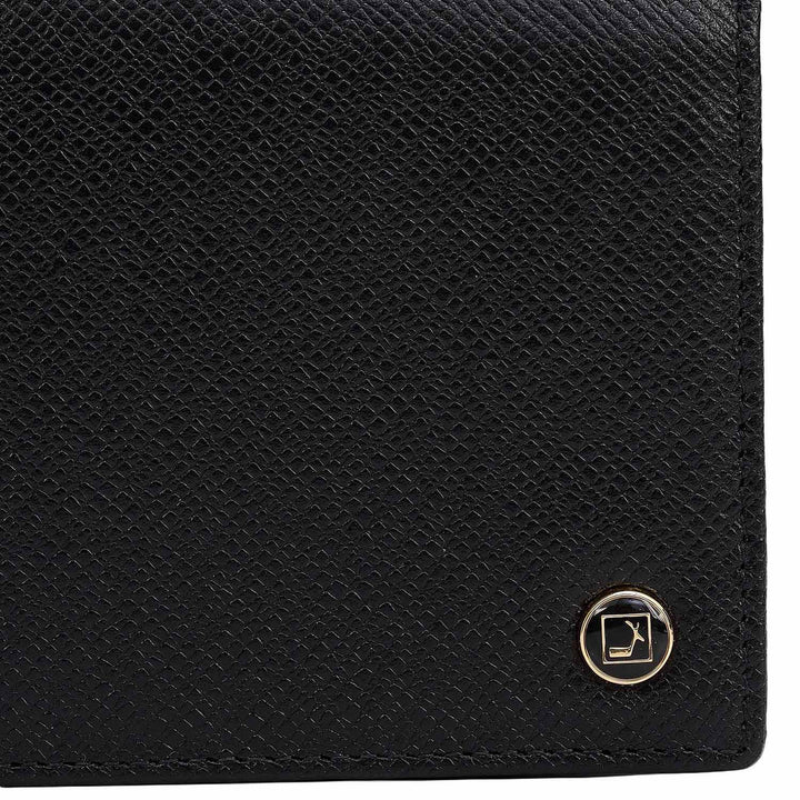 Black Bifold Leather Mens Wallet
