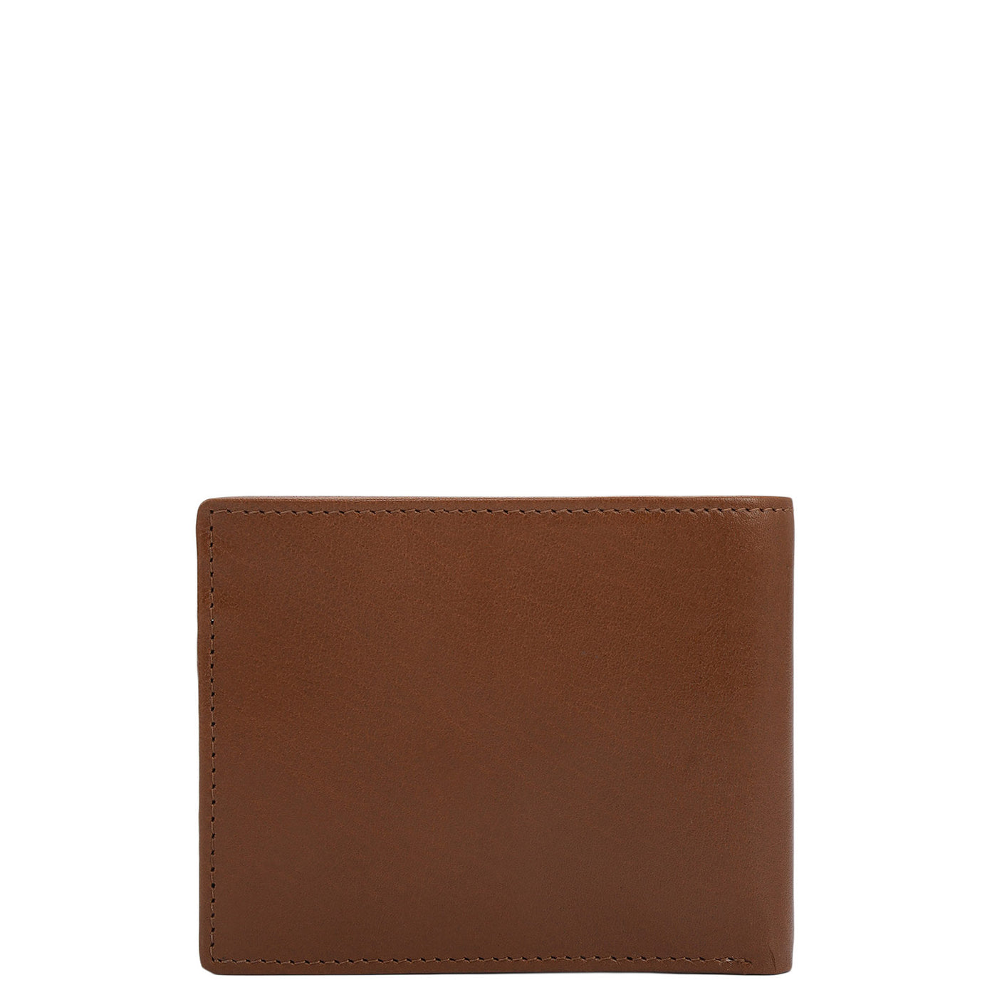 Cognac Bifold Leather Mens Wallet