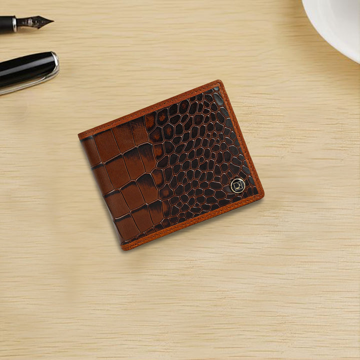 Date Bifold Leather Mens Wallet