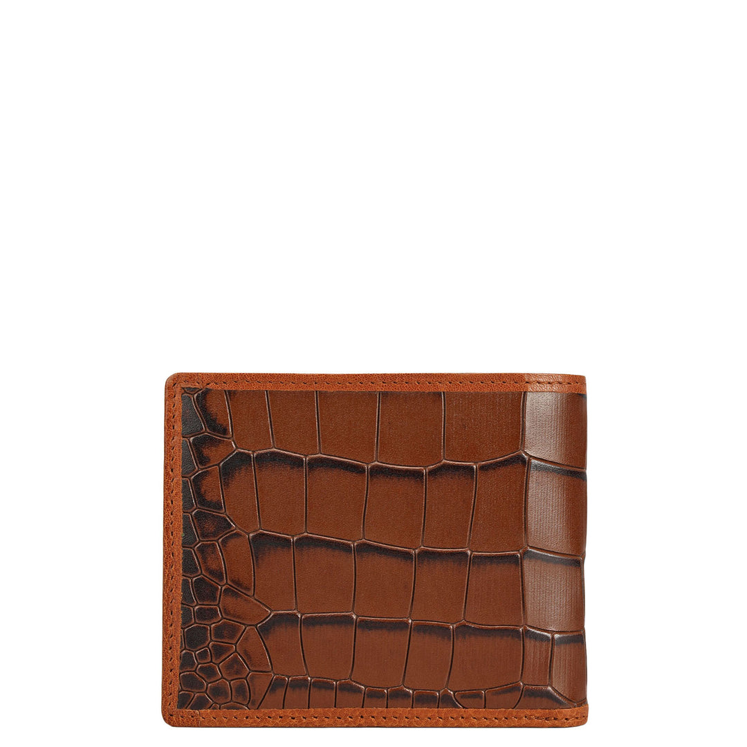 Date Bifold Leather Mens Wallet