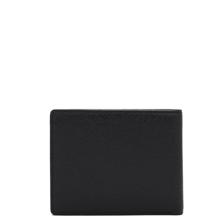 Black Bifold Leather Mens Wallet