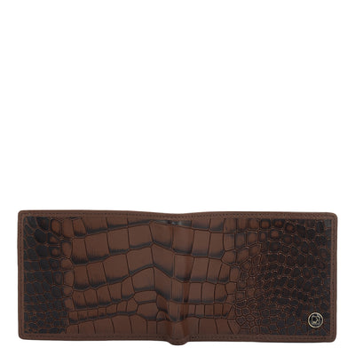 Brown Bifold Leather Mens Wallet