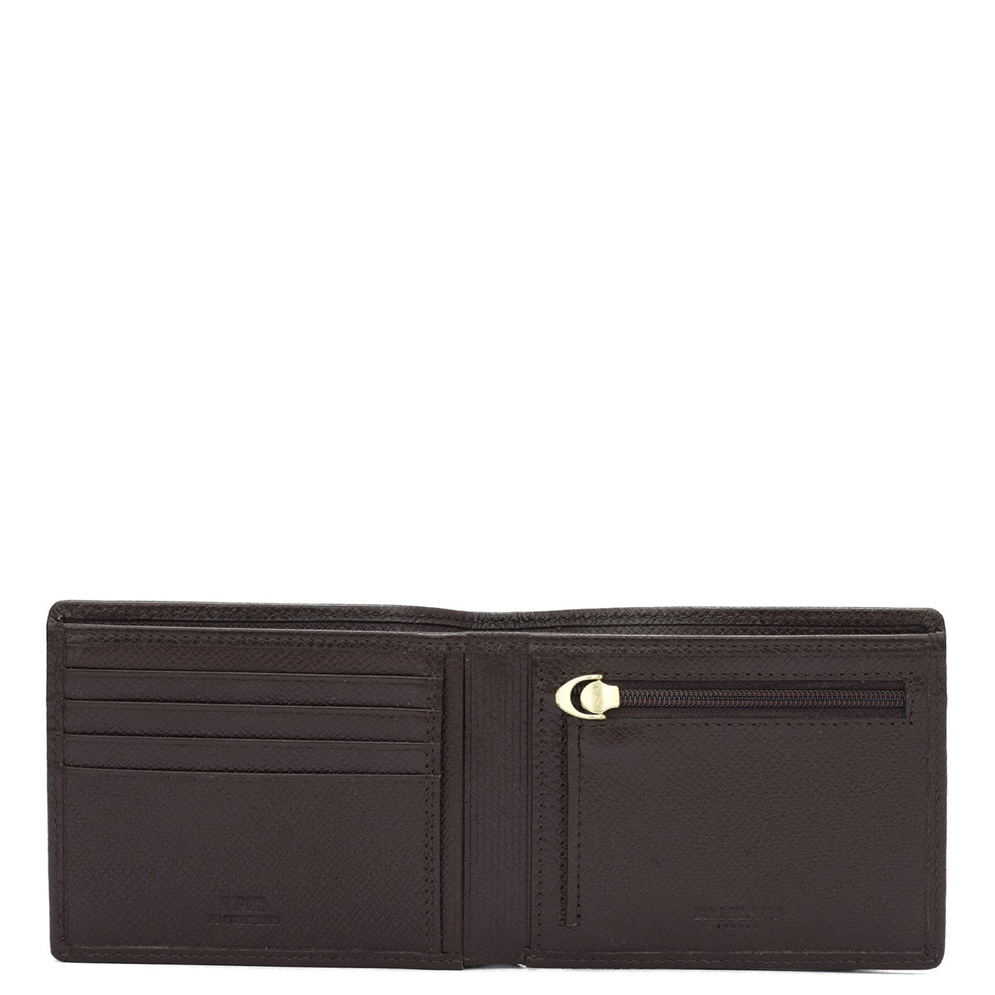 Chocolate Bifold Leather Mens Wallet