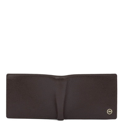 Chocolate Bifold Leather Mens Wallet