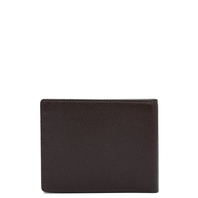 Chocolate Bifold Leather Mens Wallet