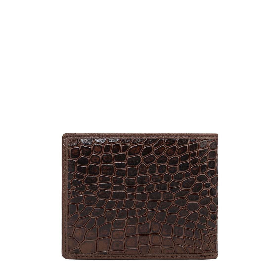 Date Bifold Leather Mens Wallet