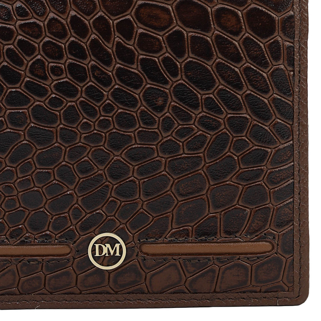 Date Bifold Leather Mens Wallet