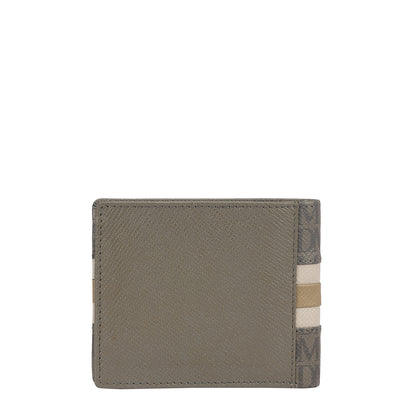 Monogram Franzy Leather Mens Wallet - Fossil