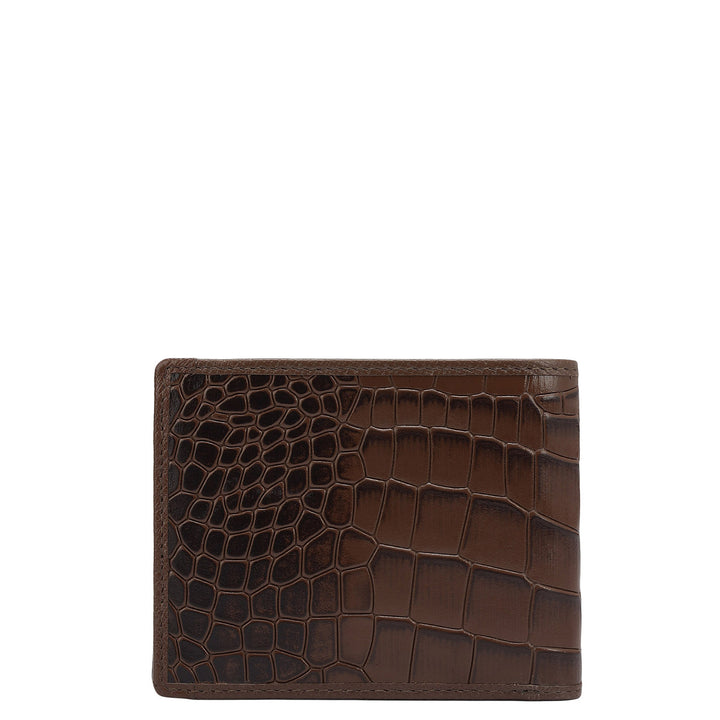 Brown Bifold Leather Mens Wallet.