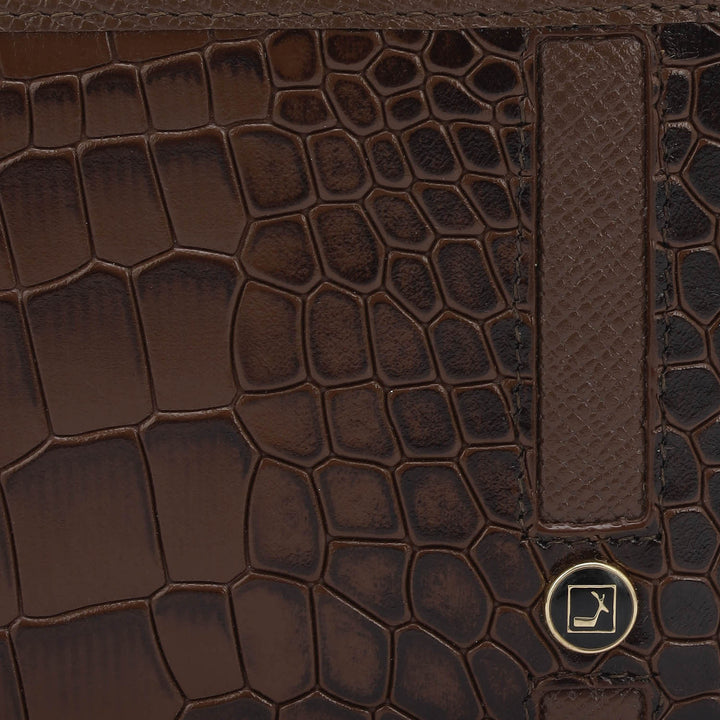 Brown Bifold Leather Mens Wallet.
