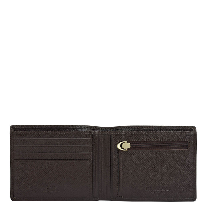 Date Bifold Leather Mens Wallet