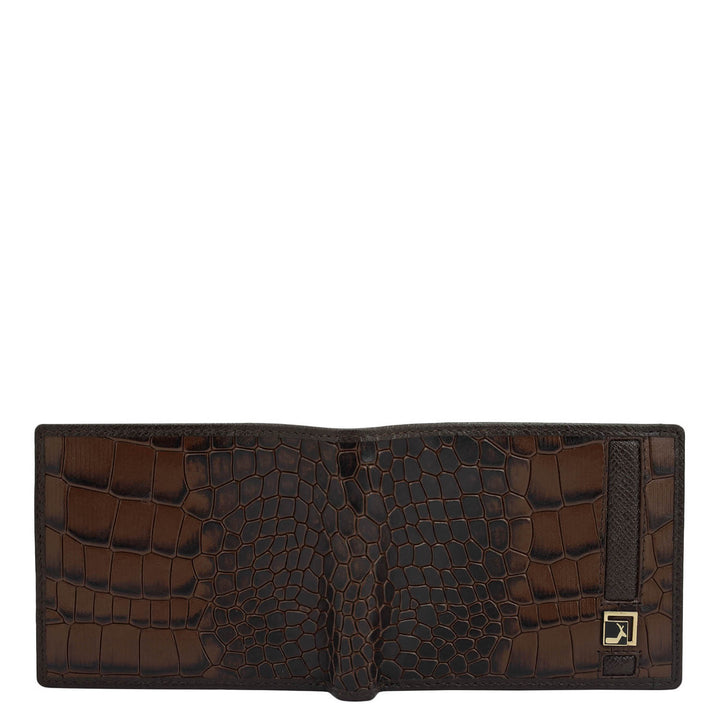 Date Bifold Leather Mens Wallet