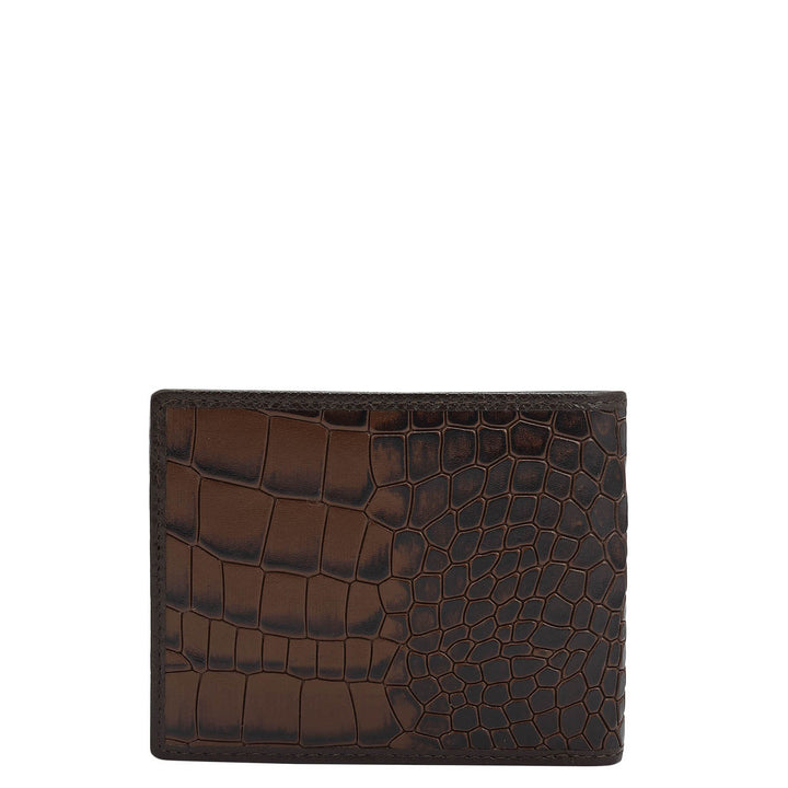 Date Bifold Leather Mens Wallet