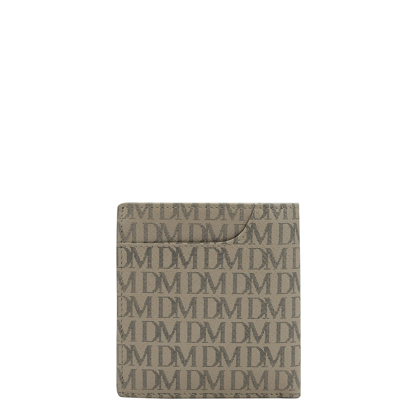 Monogram Leather Mens Wallet - Chalk